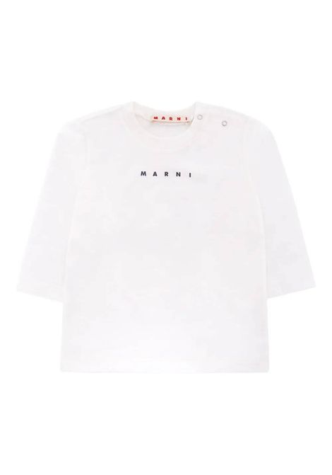 T-shirt con logo MARNI KIDS | M01529 M00RF0M114